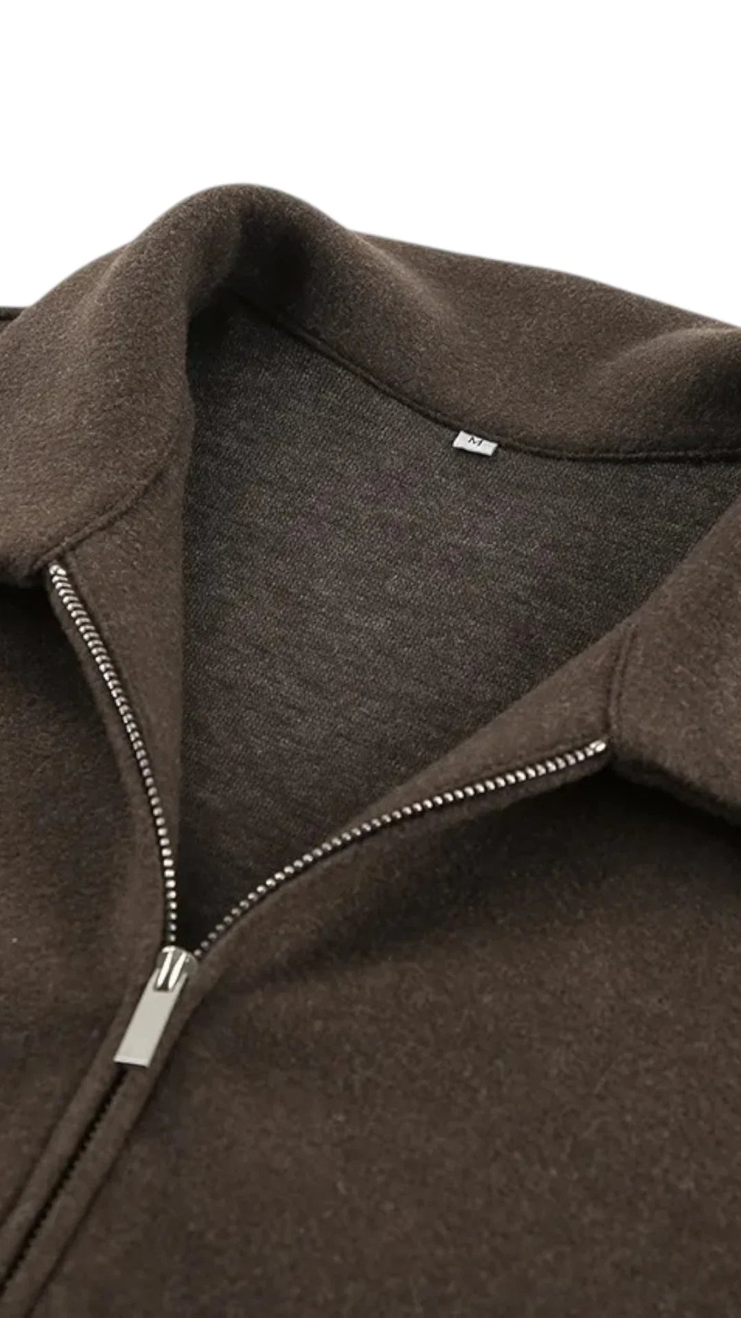 Giacca con Zip e Colletto Classico con Vestibilità Regolare | Ideale per Uso Quotidiano e Lavoro