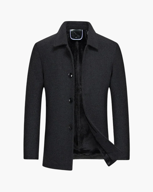 Giacca in Lana con Fodera in Pile | Eleganza Casual