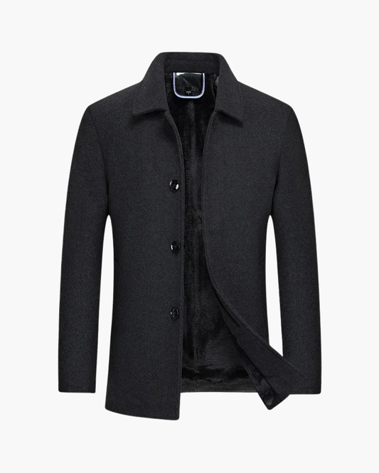 Giacca in Lana con Fodera in Pile | Eleganza Casual