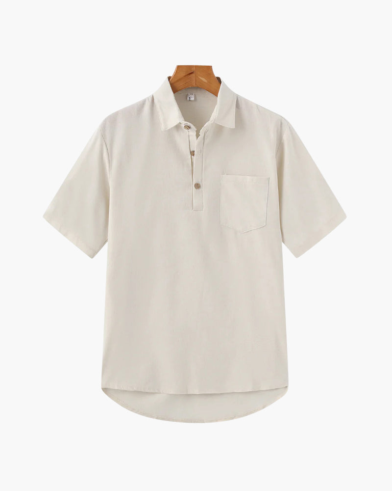 Polo in Lino Premium | Comfort Estivo e Stile Essenziale