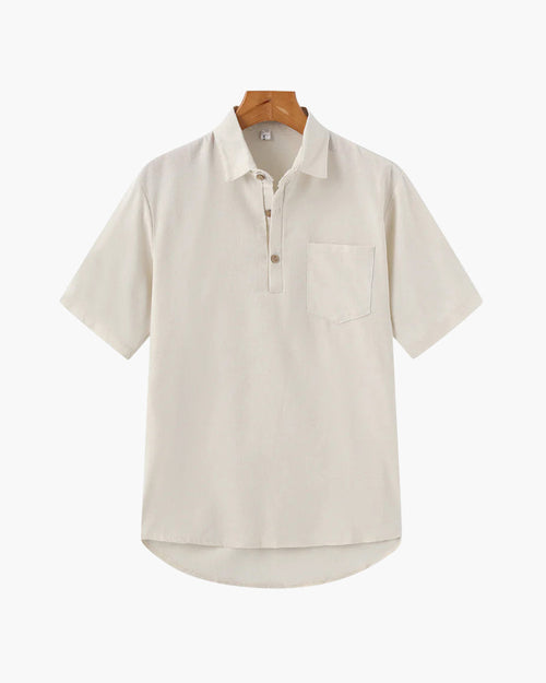 Polo in Lino Premium | Comfort Estivo e Stile Essenziale