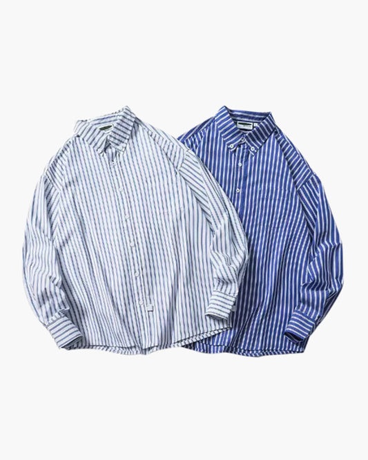 Camicia a Righe Oversize | Stile Moderno e Comfort Quotidiano