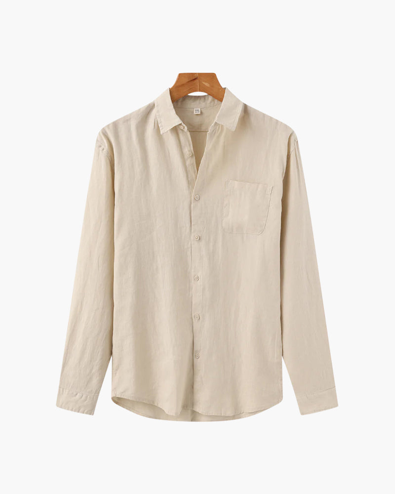 Camicia in Lino 100% | Comfort Traspirante e Vestibilità Rilassata