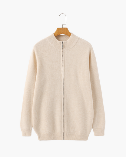 Maglione con Zip Elegante | Comfort Quotidiano e Stile Pulito
