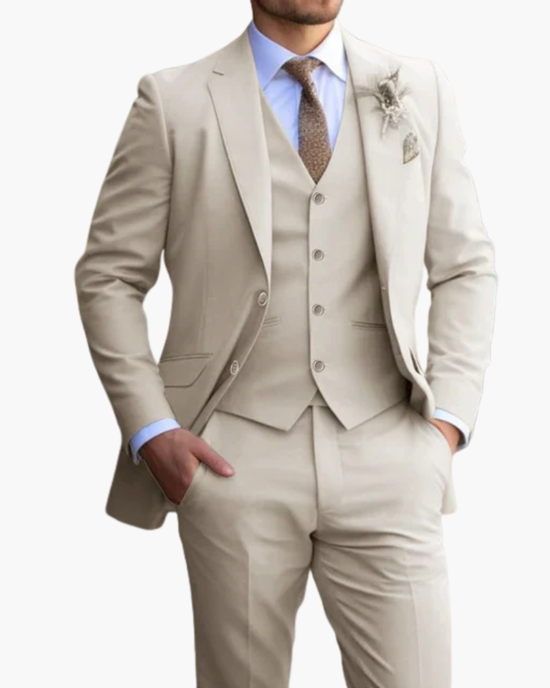 Completo Elegante Tre Pezzi Slim Fit | Abito Formale