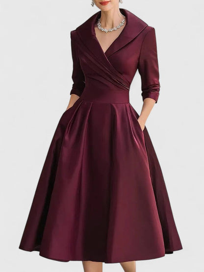 Vestito Midi Elegante | Linea Fluida e Stile Raffinato