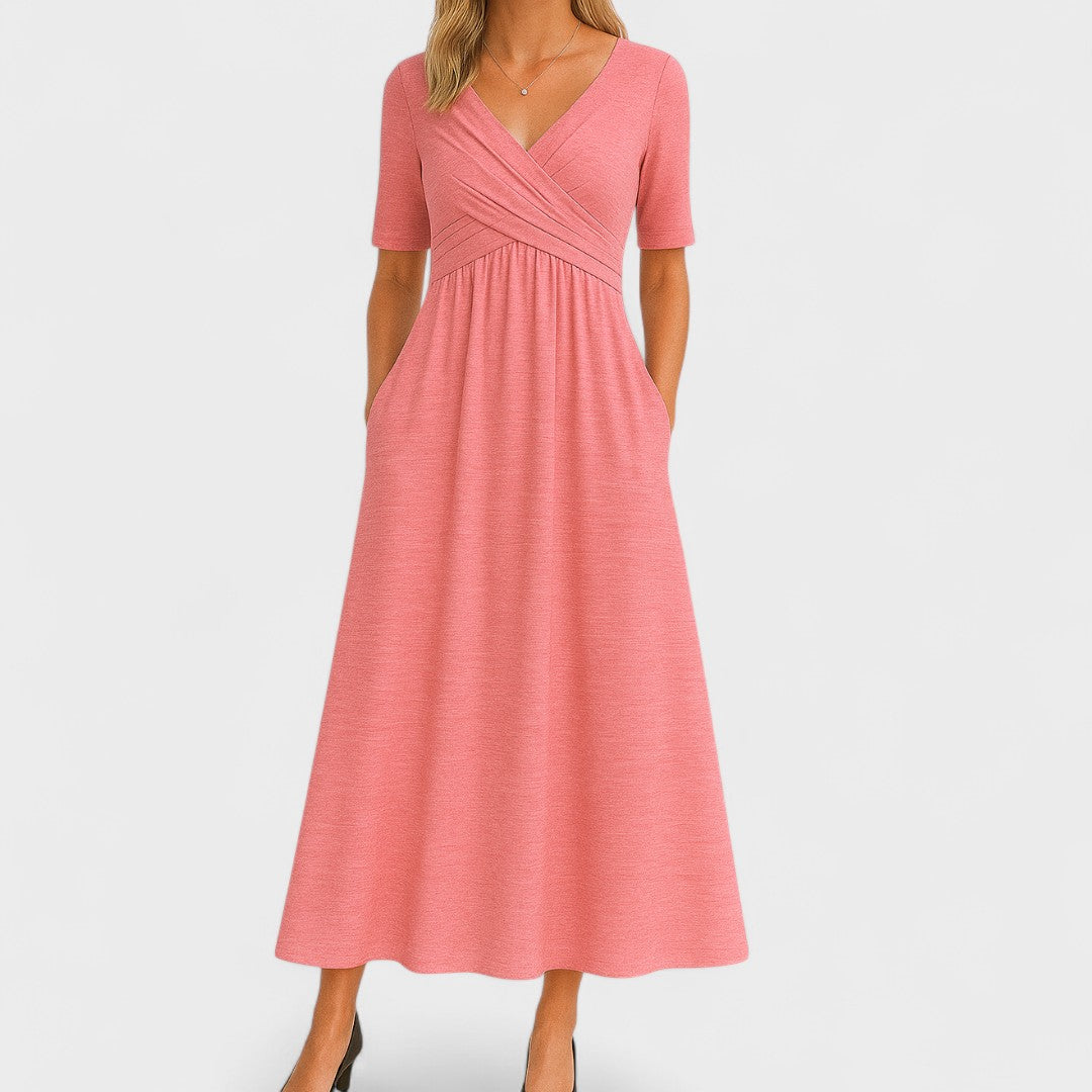 Abito Midi Elegante | Taglio Raffinato e Comfort Bilanciato