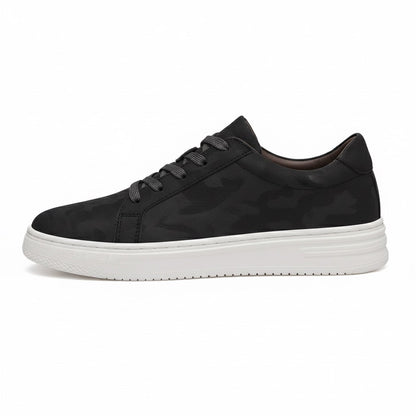 Sneakers con Rialzo Interno e Texture Discreta | Comfort
