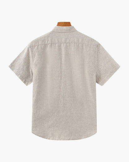 Camicia in Lino Manica Corta | Fresca e Traspirante
