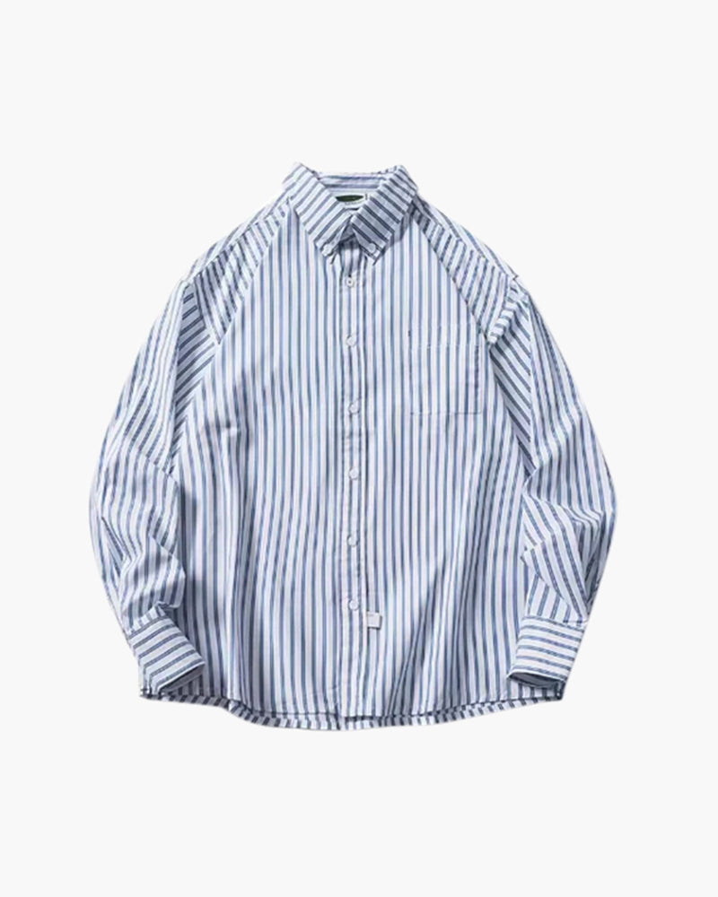 Camicia a Righe Oversize | Stile Moderno e Comfort Quotidiano