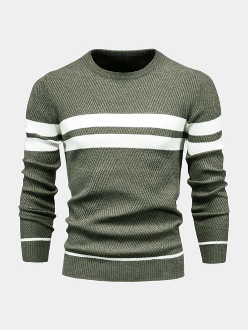 Pullover a Righe Moderno | Maglia Morbida e Versatile