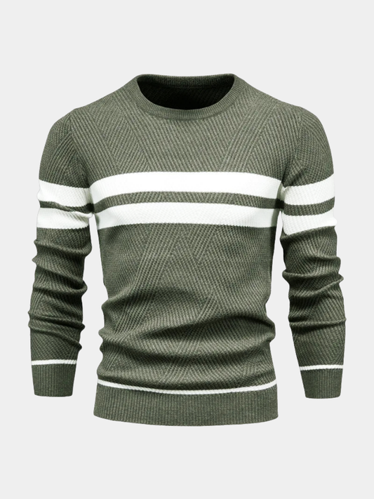 Pullover a Righe Moderno | Maglia Morbida e Versatile
