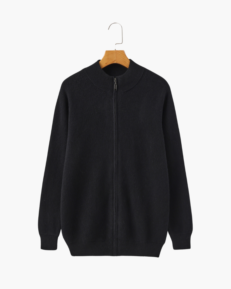 Maglione con Zip Elegante | Comfort Quotidiano e Stile Pulito