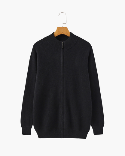 Maglione con Zip Elegante | Comfort Quotidiano e Stile Pulito