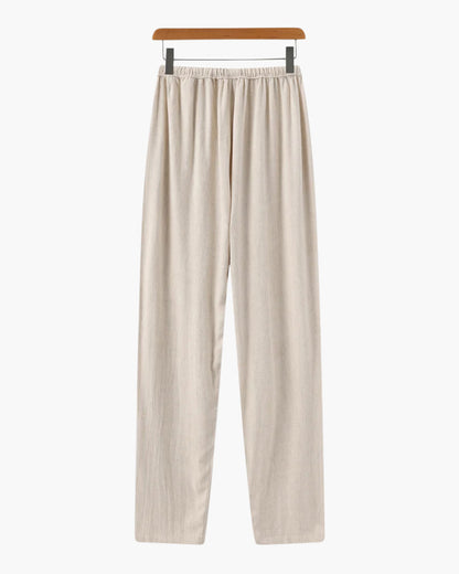 Pantaloni in Lino Slim Fit | Vestibilità Pulita e Comfort Estivo
