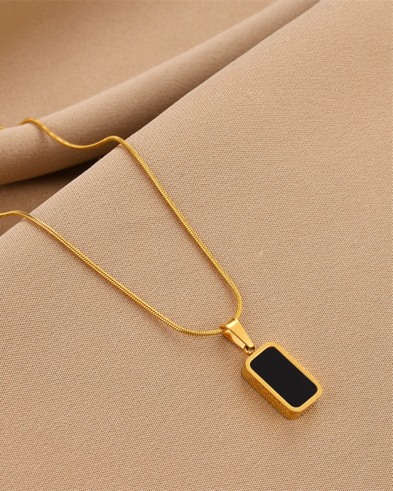 Collana Noir | Collana Minimal Elegante e Versatile