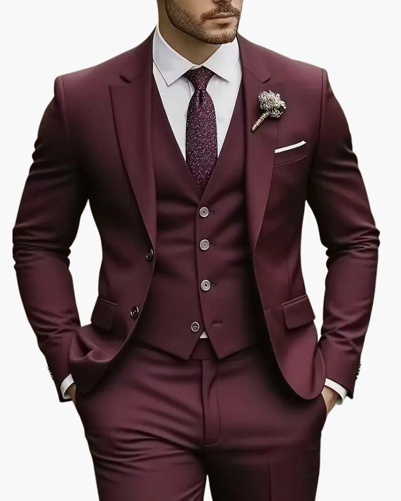 Completo Tre Pezzi Slim Fit Elegante | Abito Cerimonia