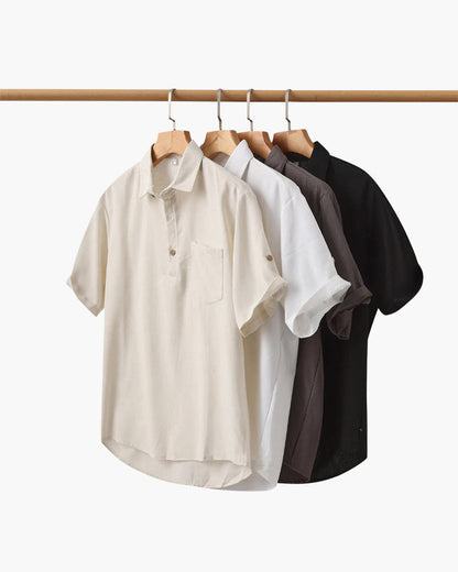 Polo in Lino Premium | Comfort Estivo e Stile Essenziale