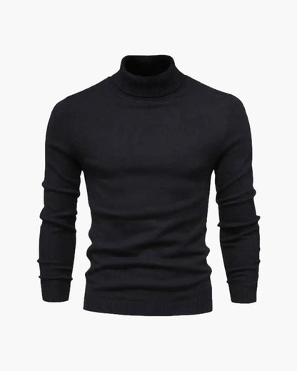Maglione a Collo Alto Autunnale | Stile Formale e Comfort