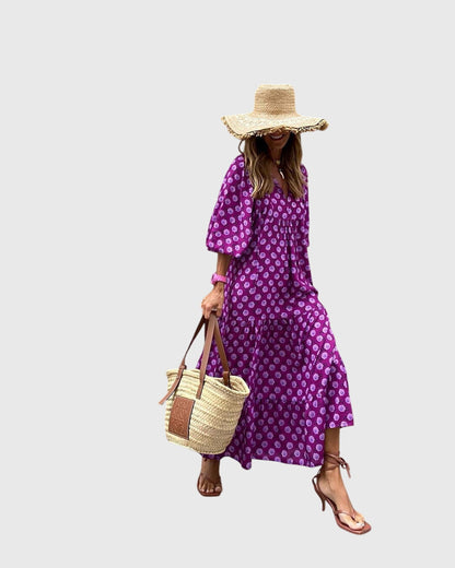 Abito Maxi Boho | Linea Libera e Stile Romantico