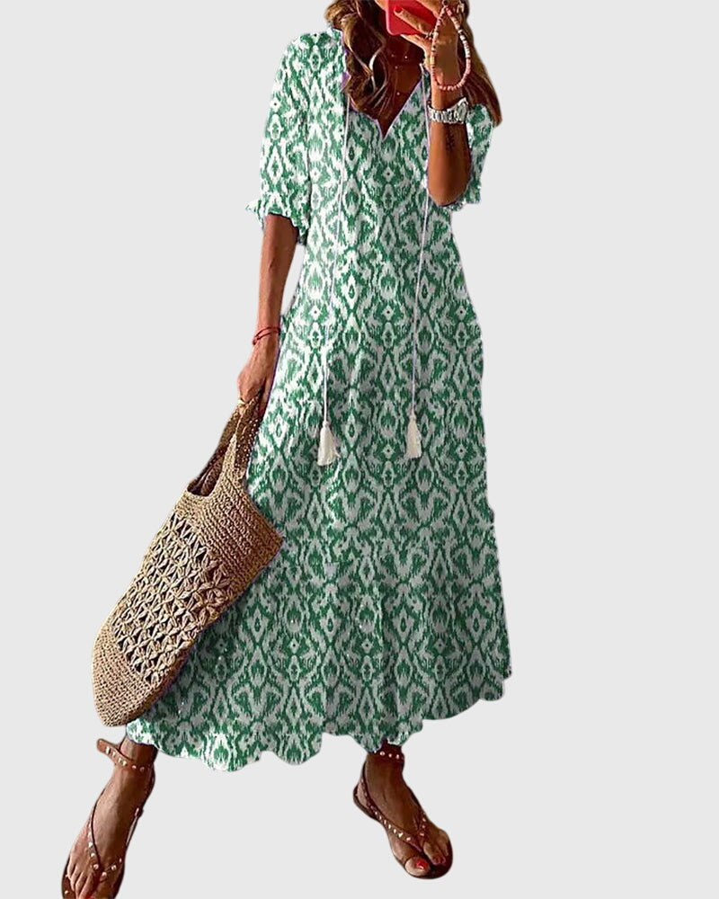 Vestito Boho Vintage | Stile Estivo e Linea Libera