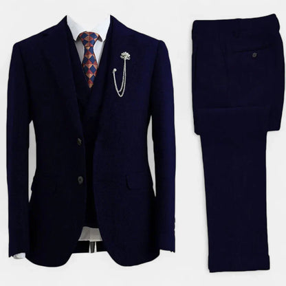 Completo Tweed Elegante | 3 Pezzi con Gilet