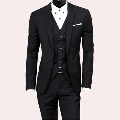 Completo 3 Pezzi Slim Fit Elegante | Set Giacca Gilet Pantaloni