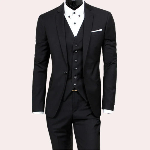 Completo 3 Pezzi Slim Fit Elegante | Set Giacca Gilet Pantaloni