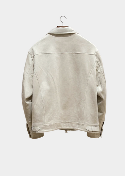 Giacca Bomber in Suede Premium | Eleganza Urbana