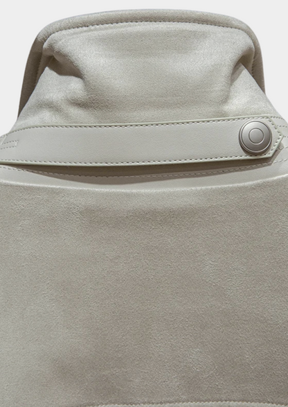 Giacca Bomber in Suede Premium | Eleganza Urbana