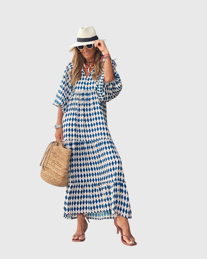 Abito Maxi Boho | Linea Libera e Stile Romantico