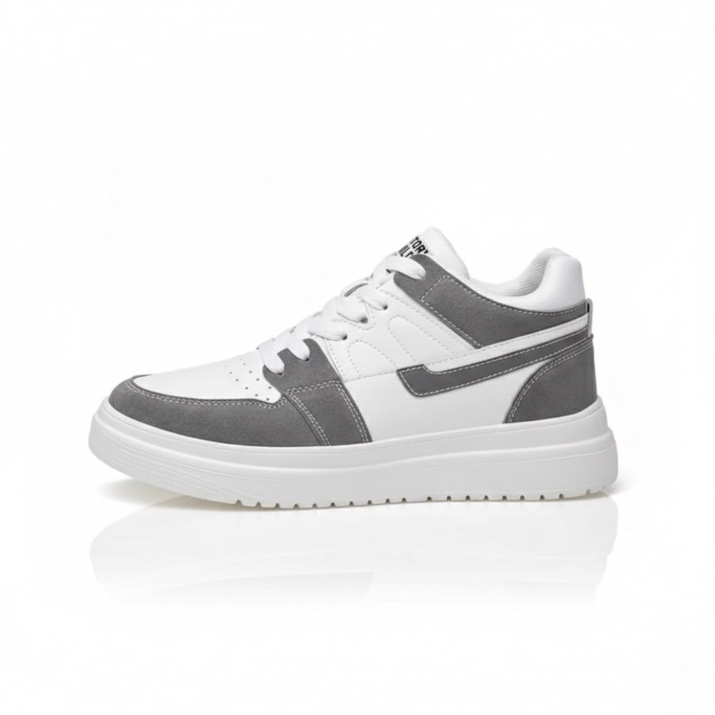 Sneakers con Rialzo Interno e Dettagli a Contrasto | Comfort