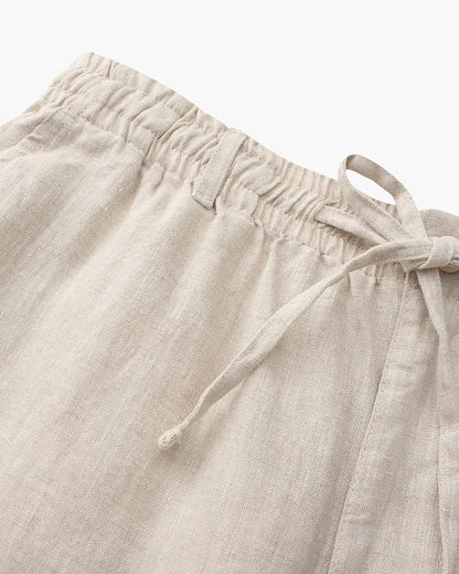 Pantaloni Corti in Lino Premium | Comfort Estivo Essenziale