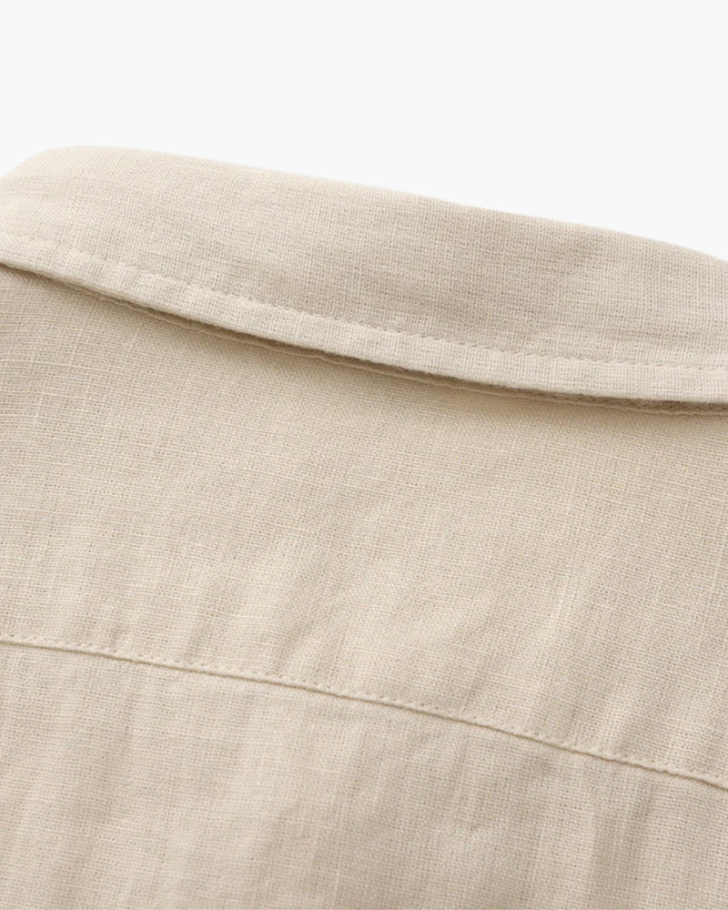 Camicia in Lino 100% | Comfort Traspirante e Vestibilità Rilassata