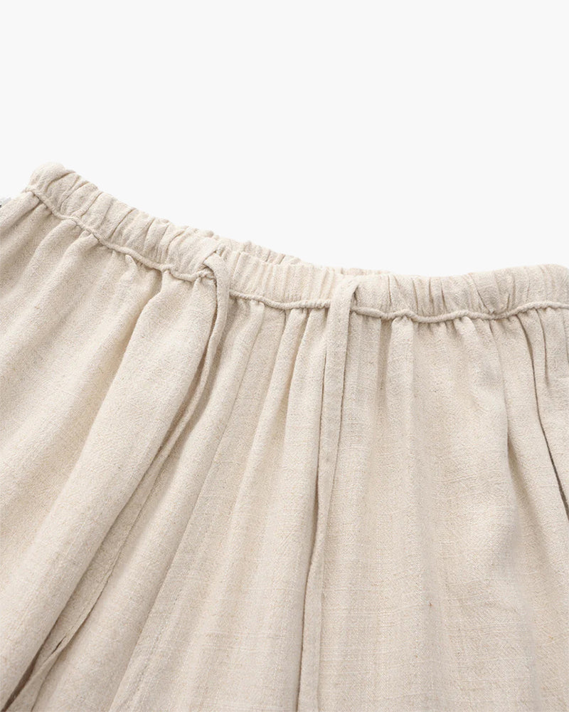 Pantaloni in Lino Slim Fit | Vestibilità Pulita e Comfort Estivo