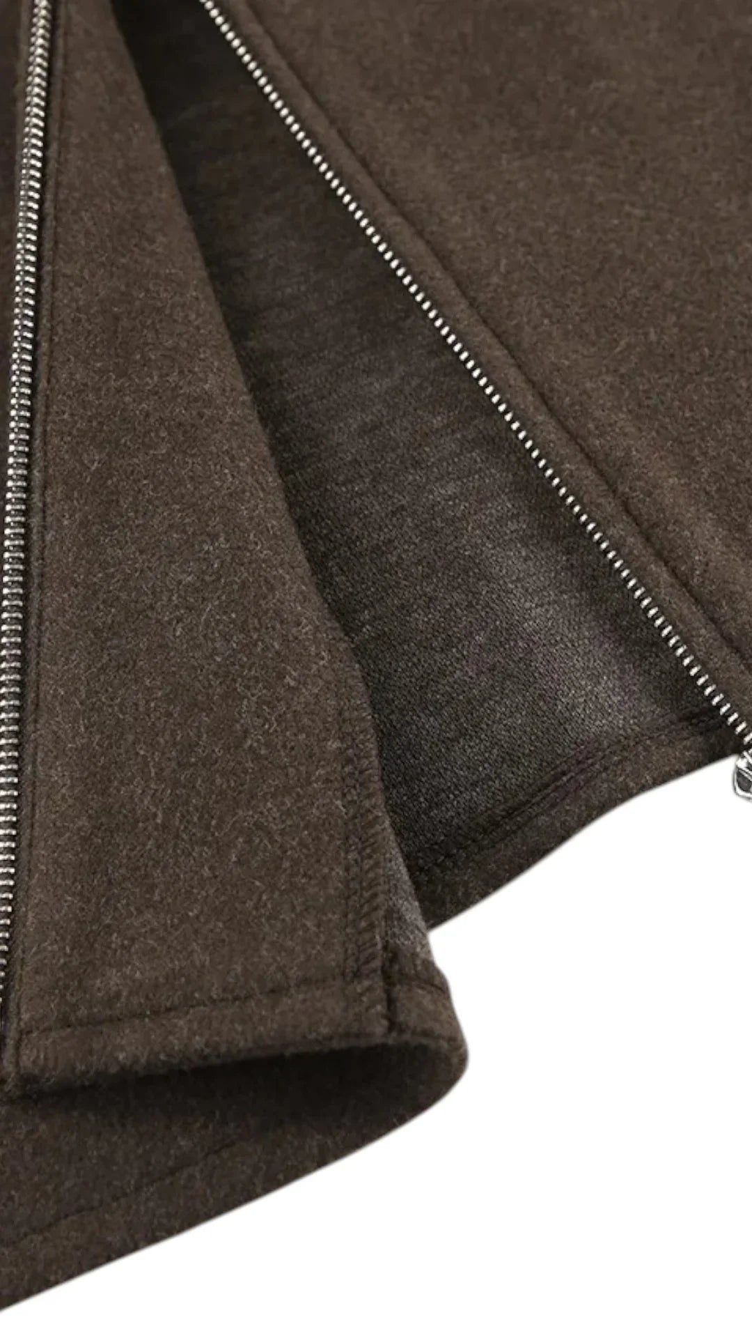 Giacca con Zip e Colletto Classico con Vestibilità Regolare | Ideale per Uso Quotidiano e Lavoro
