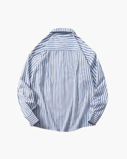 Camicia a Righe Oversize | Stile Moderno e Comfort Quotidiano