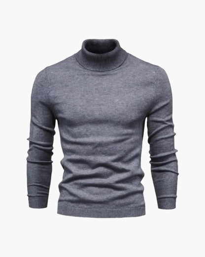 Maglione a Collo Alto Autunnale | Stile Formale e Comfort