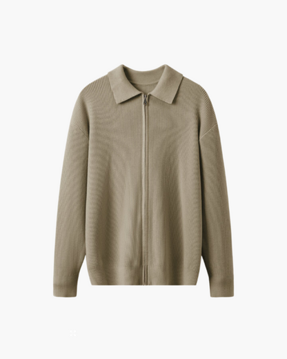 Gilet in Lana Premium con Zip | Eleganza Essenziale