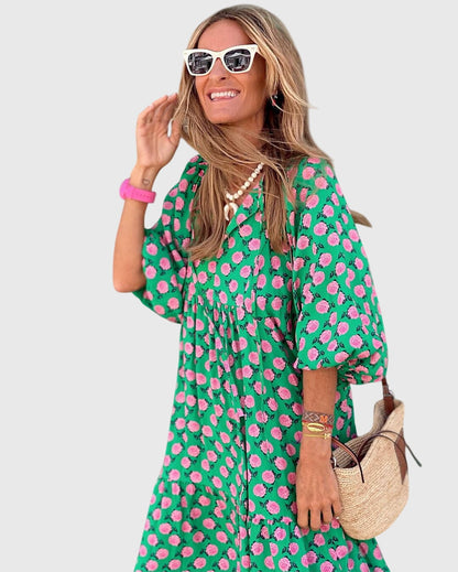 Abito Maxi Boho | Linea Libera e Stile Romantico
