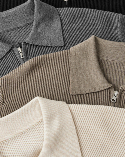 Gilet in Lana Premium con Zip | Eleganza Essenziale