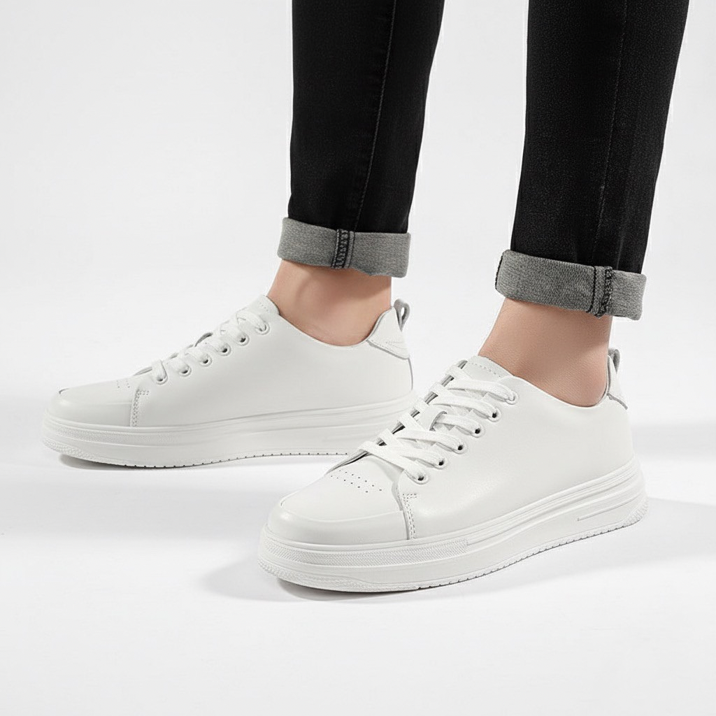 Sneakers con Rialzo Interno | Comfort e Stile Pulito