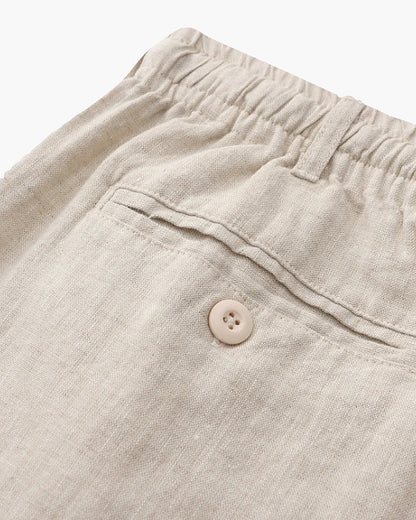 Pantaloni Corti in Lino Premium | Comfort Estivo Essenziale