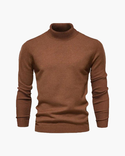 Maglione a Collo Alto Autunnale | Stile Formale e Comfort