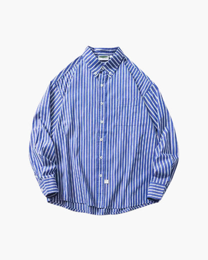 Camicia a Righe Oversize | Stile Moderno e Comfort Quotidiano
