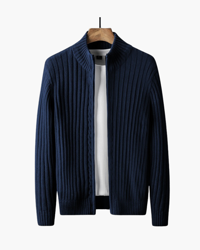Gilet Zip Elegante Classico | Comfort Quotidiano e Stile Pulito