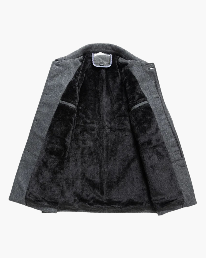 Giacca in Lana con Fodera in Pile | Eleganza Casual