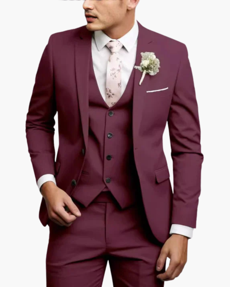 Completo Slim Fit Tre Pezzi | Abito Elegante Cerimonia