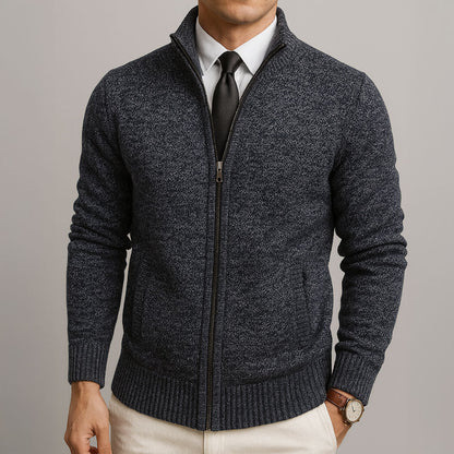 Cardigan in Lana con Zip | Eleganza e Comfort Su Misura