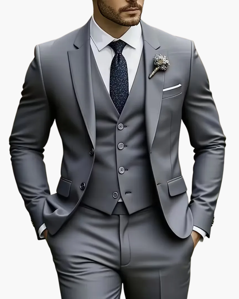 Completo Tre Pezzi Slim Fit Elegante | Abito Cerimonia
